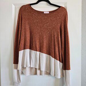 Pink Lily Sweater/ Long Sleeve top